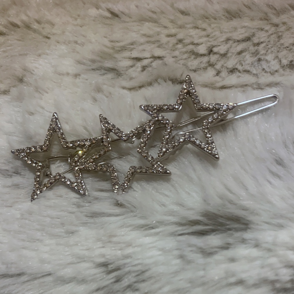 Shooting Star Rhinestone Hair Clip